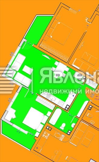Продава 2-СТАЕН, гр. Бяла, област Варна, снимка 3 - Апартаменти - 55106120