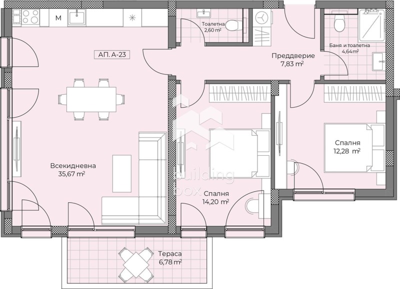 Продава 3-СТАЕН, гр. Пловдив, Остромила, снимка 5 - Aпартаменти - 49004092