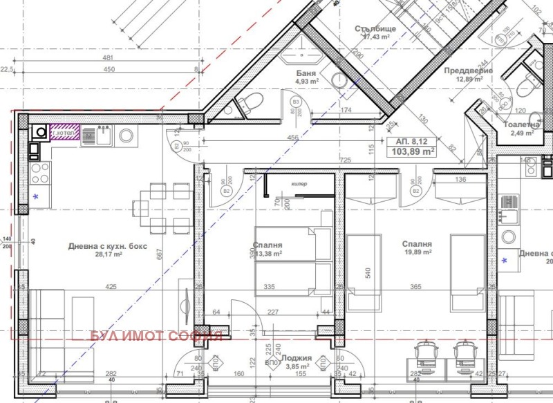 Продава 3-СТАЕН, гр. София, Овча купел 1, снимка 2 - Апартаменти - 53271922