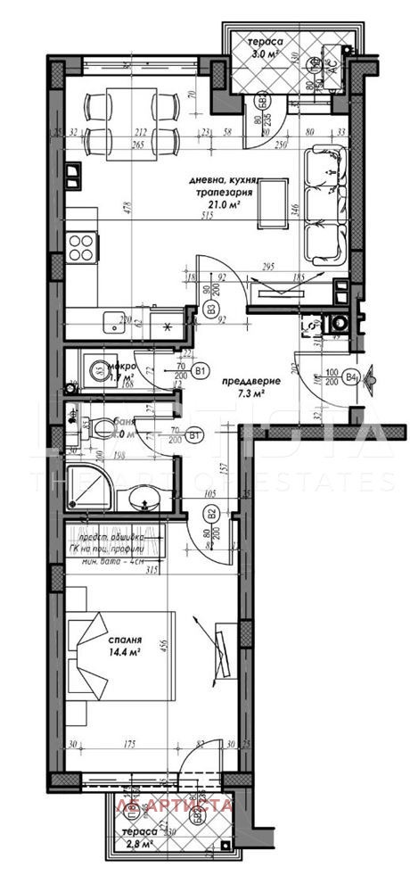 Продава 2-СТАЕН, гр. София, Овча купел 2, снимка 2 - Aпартаменти - 48688293