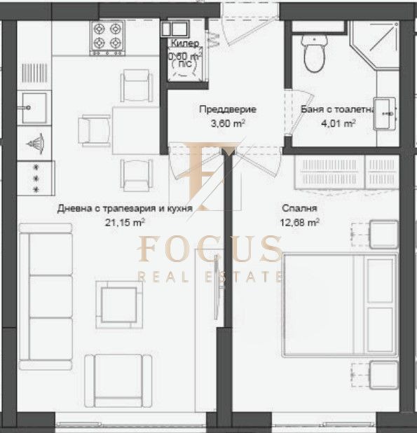 Продава 2-СТАЕН, гр. Пловдив, Гагарин, снимка 2 - Aпартаменти - 49531515