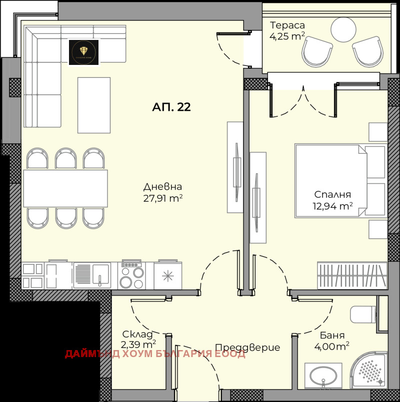 Продава 2-СТАЕН, гр. Пловдив, Христо Смирненски, снимка 2 - Апартаменти - 52732603
