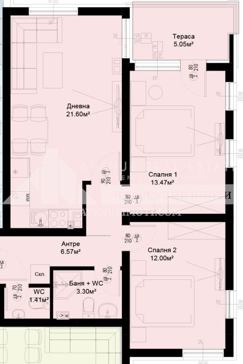 Продава  3-стаен град Пловдив , Остромила , 88 кв.м | 83592635 - изображение [7]