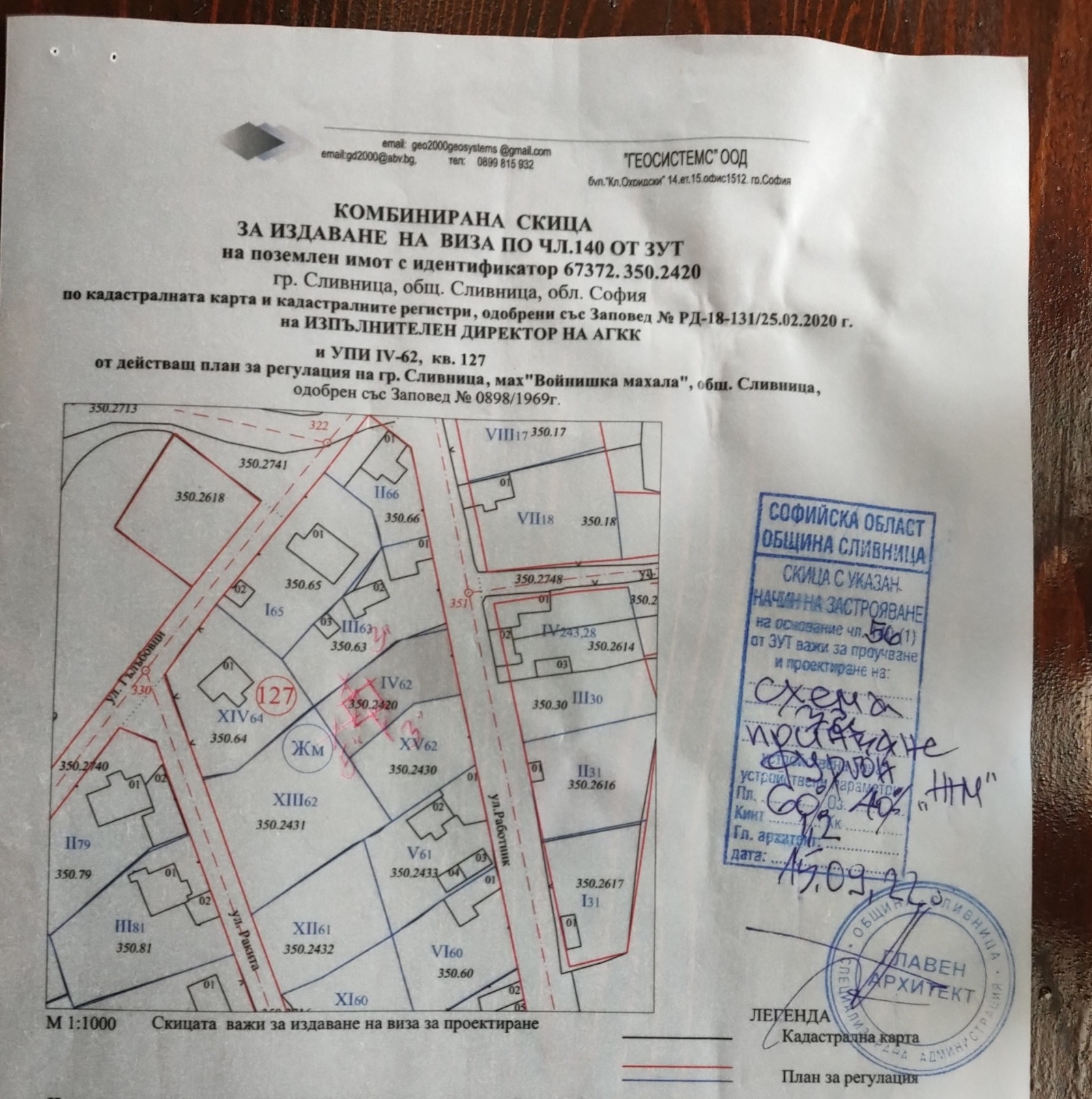 Продава ПАРЦЕЛ, гр. Сливница, област София област