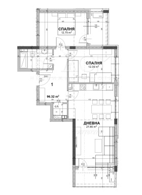 2 slaapkamers Zjeleznik - tsentar, Stara Zagora 2