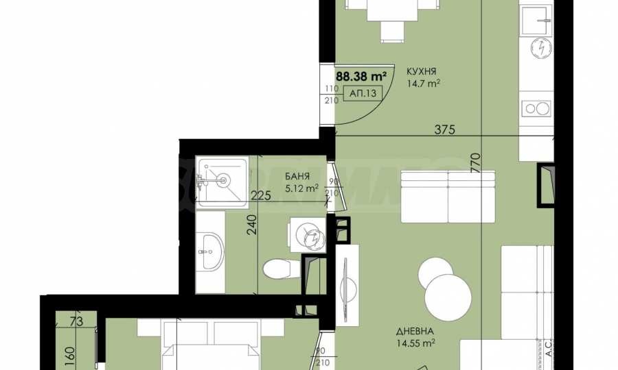 Продава 2-СТАЕН, гр. Созопол, област Бургас, снимка 3 - Апартаменти - 54056718