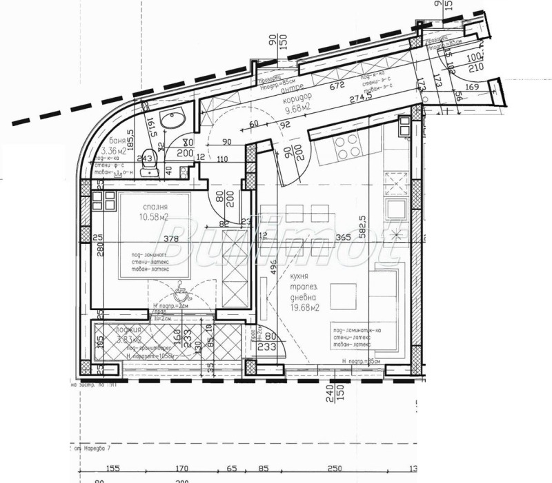 Satılık  1 yatak odası Varna , Vinica , 75 metrekare | 73546550 - görüntü [2]