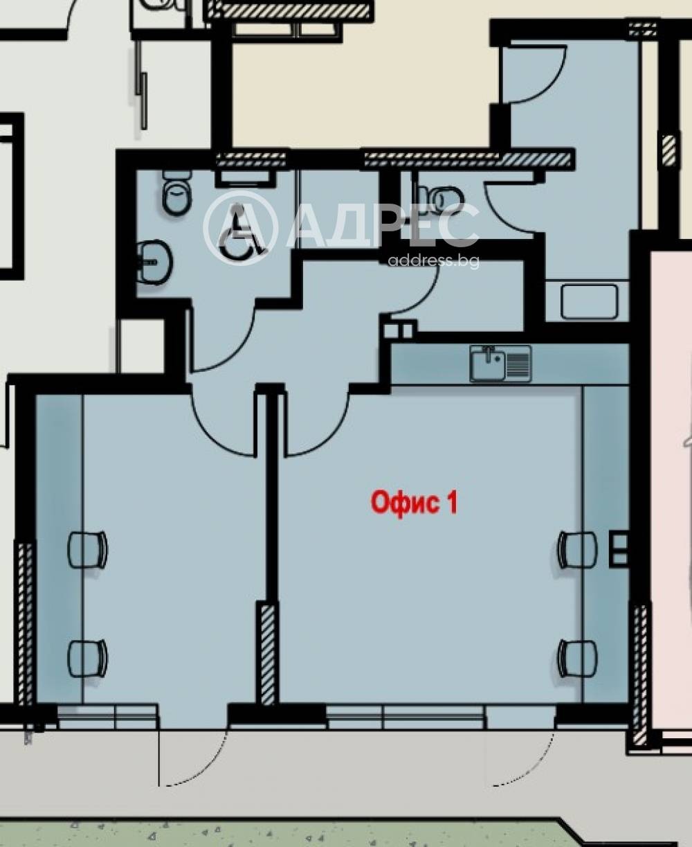 Продава ОФИС, гр. София, Манастирски ливади