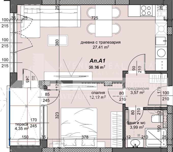 Na prodej  1 ložnice Plovdiv , Trakija , 74 m2 | 20934198 - obraz [4]
