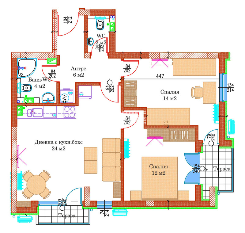 Продава 3-СТАЕН, гр. Пловдив, Център, снимка 2 - Апартаменти - 52410716