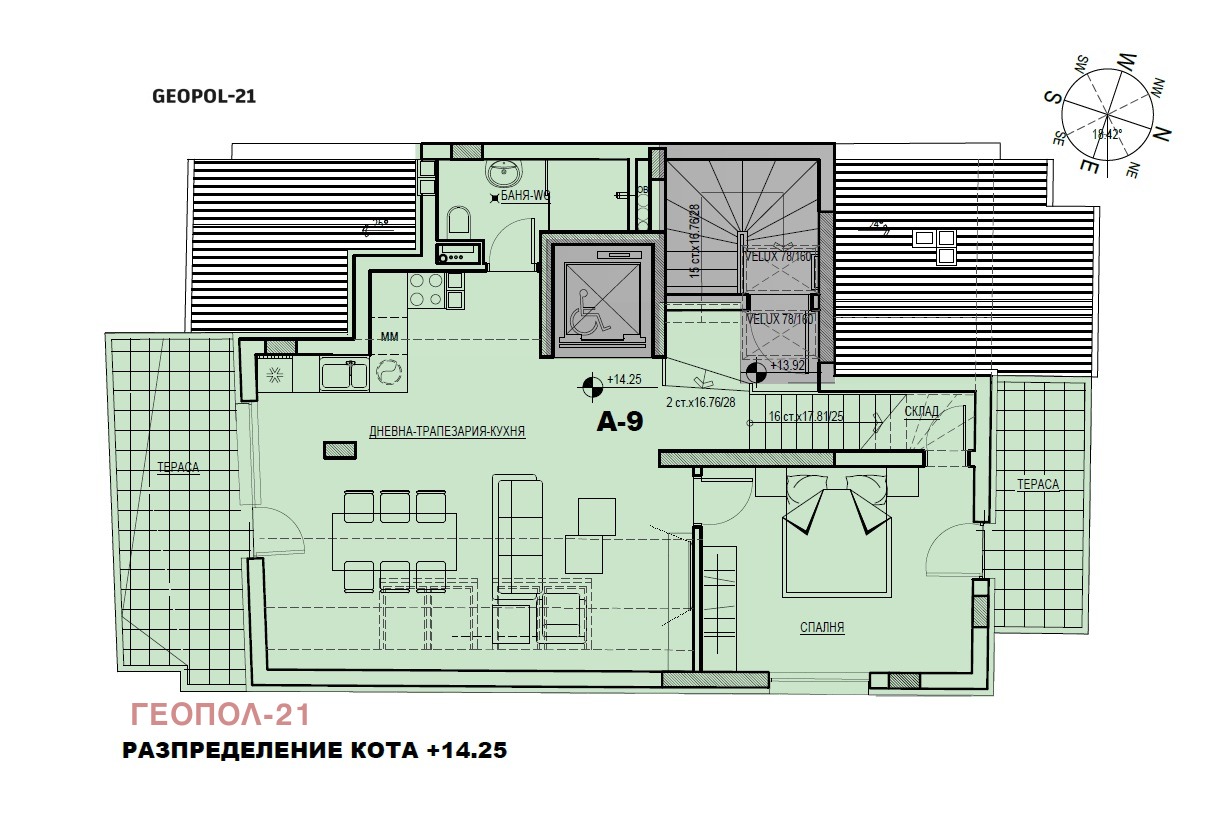 Продава МЕЗОНЕТ, гр. София, Център, снимка 2 - Апартаменти - 53341892