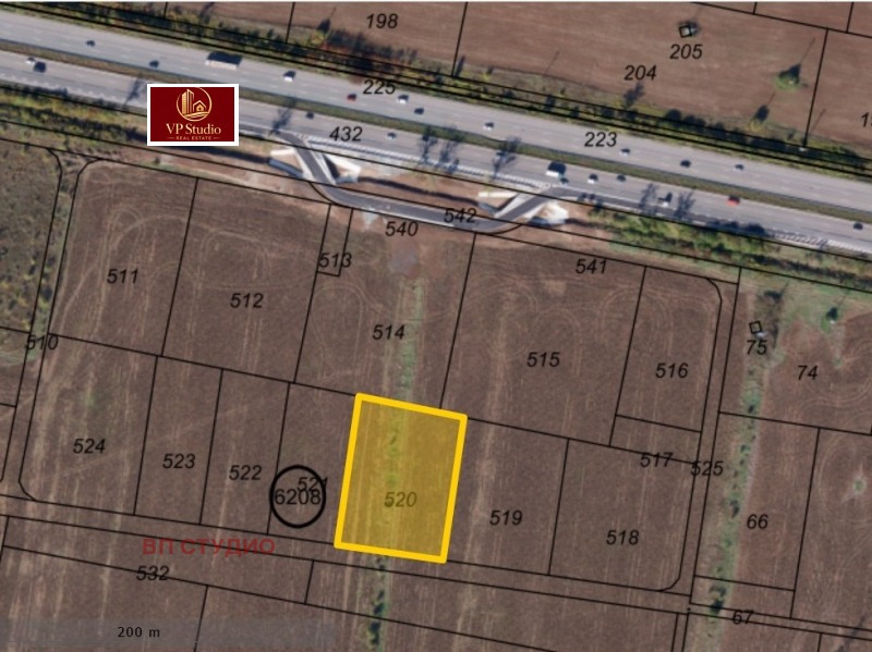 Продава ПАРЦЕЛ в град София, с. Лозен - 4412 кв.м / 375 000 € » 733 436.25 лв., ВП СТУДИО