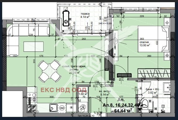 Продава 2-СТАЕН, гр. Пловдив, Кючук Париж, снимка 1 - Aпартаменти - 48608492