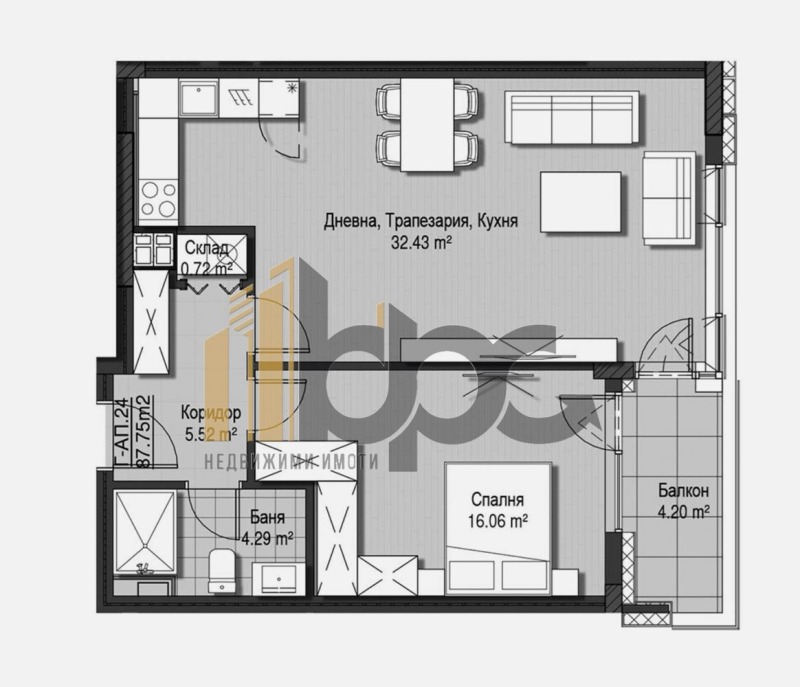 Продава 2-СТАЕН, гр. София, Витоша, снимка 2 - Апартаменти - 53073884