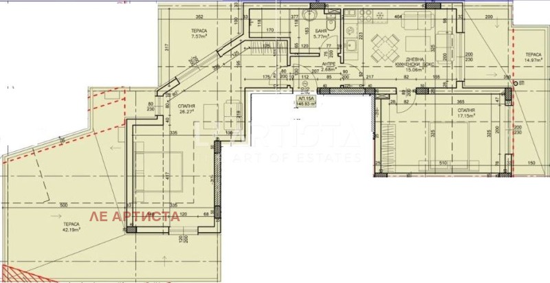 Продава 3-СТАЕН, гр. София, Манастирски ливади, снимка 13 - Aпартаменти - 49403612