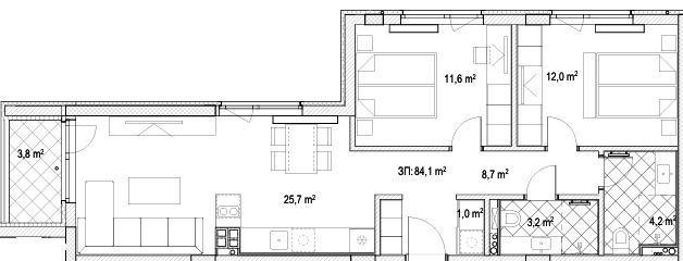 Продается  2 спальни София , Враждебна , 99 кв.м | 92785904 - изображение [8]