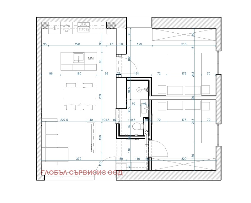 Продава 3-СТАЕН, гр. София, Център, снимка 9 - Апартаменти - 51637140