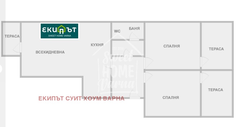 Продава  3-стаен град Варна , Лятно кино Тракия , 97 кв.м | 45382499 - изображение [15]