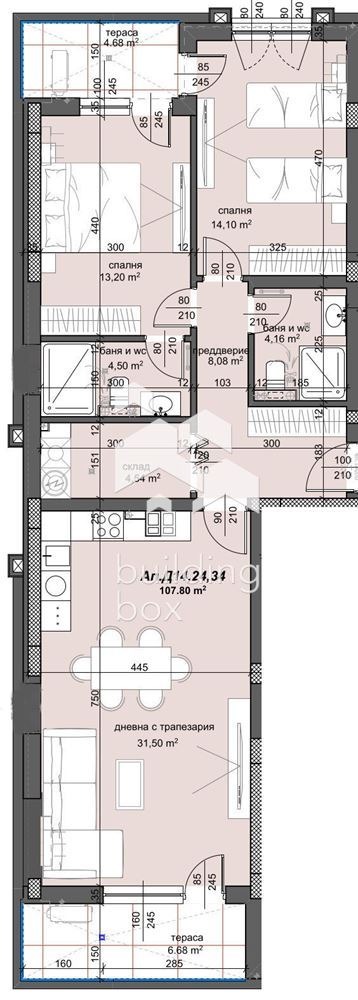 Продава 3-СТАЕН, гр. Пловдив, Тракия, снимка 2 - Апартаменти - 54250558
