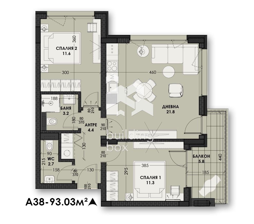 Продава 3-СТАЕН, гр. Варна, Виница, снимка 3 - Апартаменти - 54540200