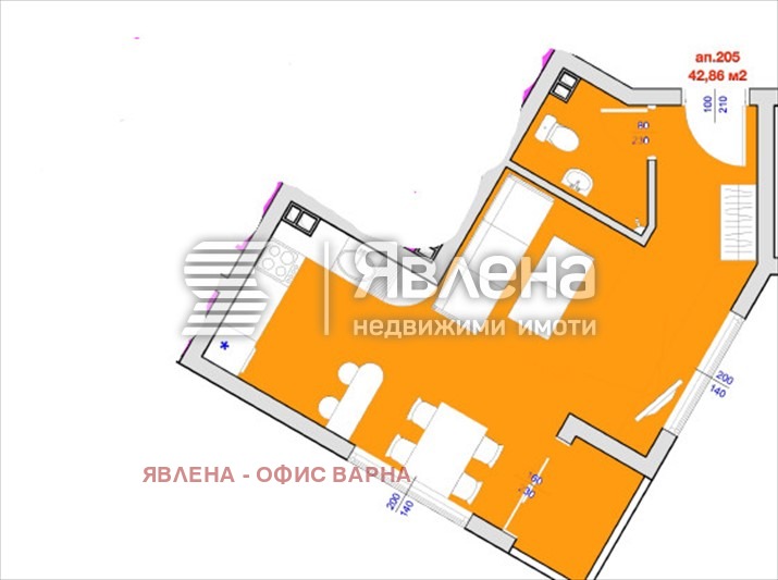 Продава 1-СТАЕН, гр. Бяла, област Варна, снимка 3 - Апартаменти - 54459336