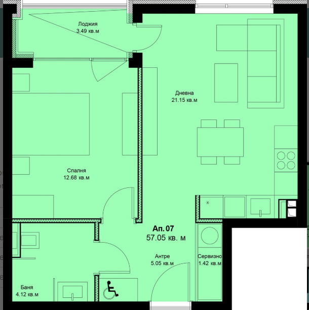 Продава 2-СТАЕН, гр. Варна, Галата, снимка 8 - Апартаменти - 53496274