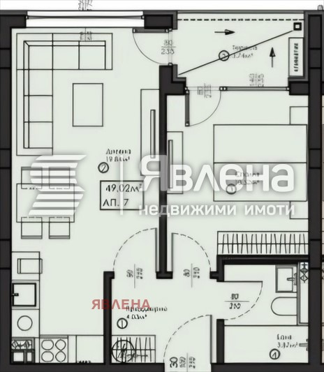 Продава 2-СТАЕН, гр. София, Малинова долина, снимка 2 - Апартаменти - 54598088