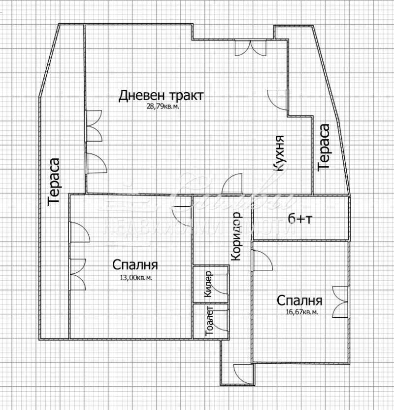 Продава 3-СТАЕН, гр. Търговище, Вароша, снимка 3 - Aпартаменти - 48330155