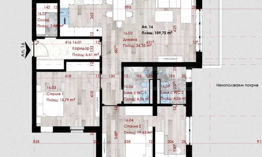 Продава 3-СТАЕН, гр. София, Витоша, снимка 2 - Апартаменти - 55890044