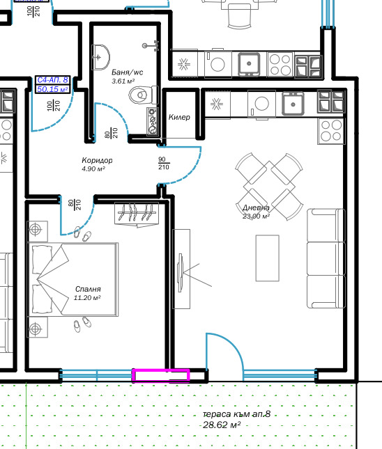 Продава 2-СТАЕН, гр. Варна, Възраждане 3, снимка 2 - Апартаменти - 53029140