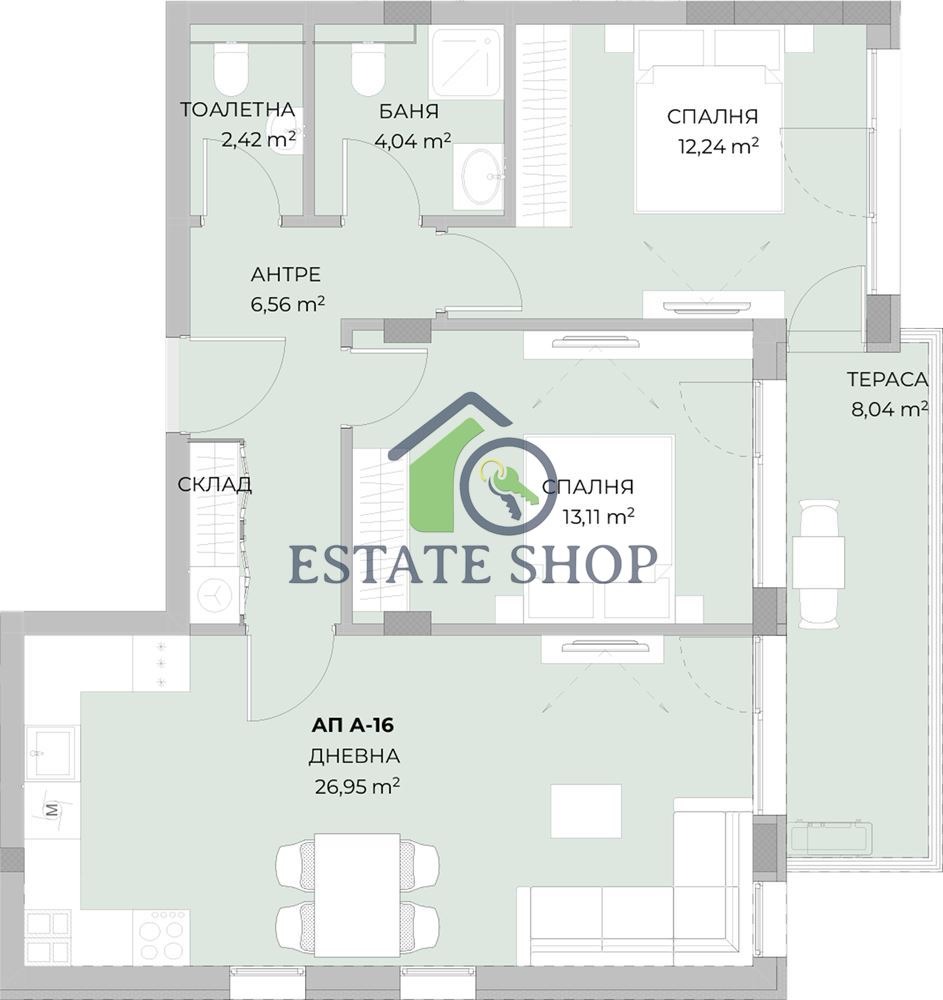 Продава 3-СТАЕН, гр. Пловдив, Остромила, снимка 12 - Апартаменти - 55888443