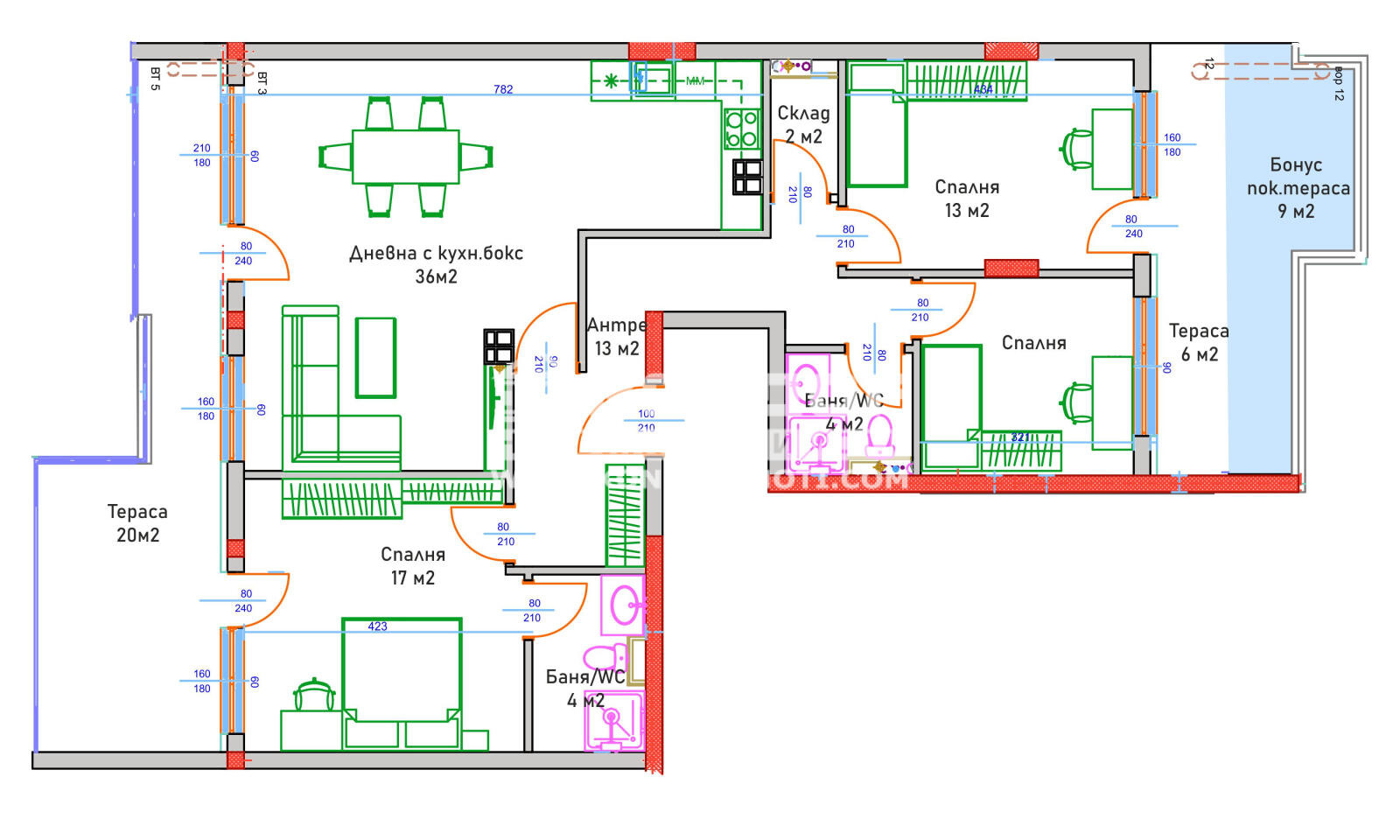 Продава МНОГОСТАЕН, гр. Пловдив, Кършияка, снимка 3 - Апартаменти - 54275579