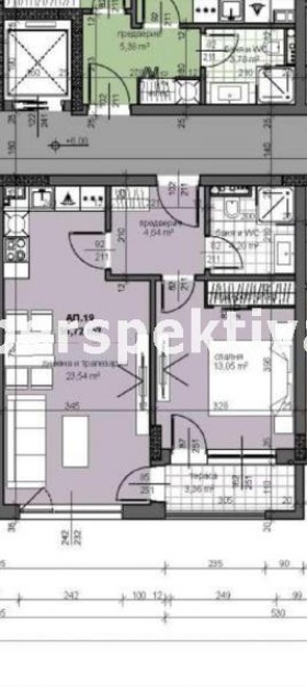 Продава  2-стаен град Пловдив , Тракия , 65 кв.м | 46529622 - изображение [2]