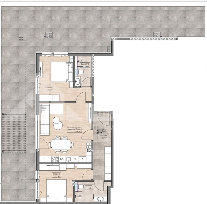 Продава 3-СТАЕН, гр. Пловдив, Кършияка, снимка 2 - Апартаменти - 51977277