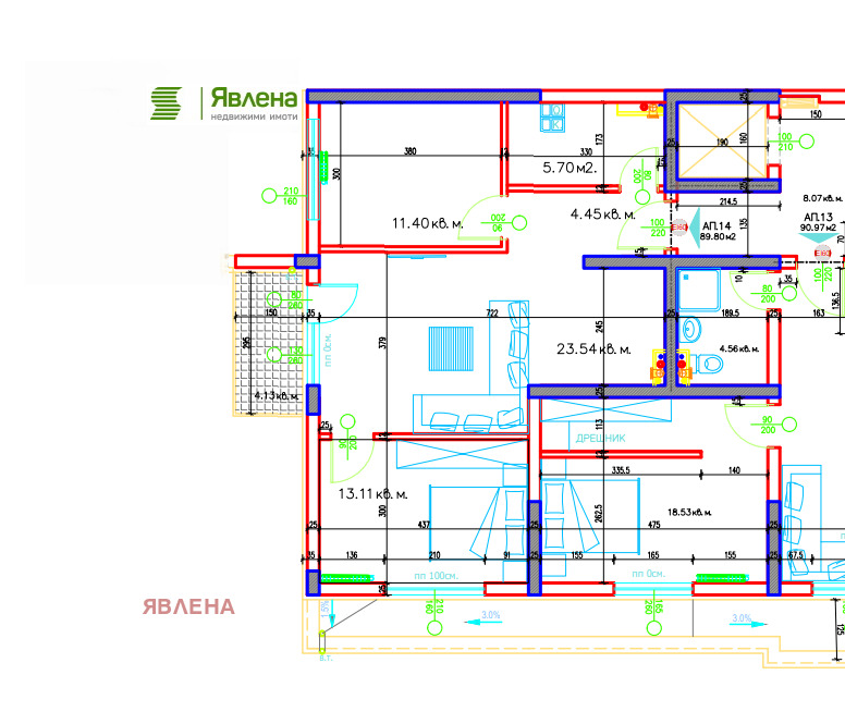 Продава 3-СТАЕН, гр. София, Сухата река, снимка 16 - Апартаменти - 53603383