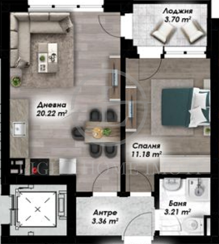 Продава 2-СТАЕН, гр. Пловдив, Остромила, снимка 6 - Апартаменти - 53103793