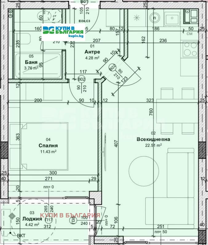 Продава 2-СТАЕН, гр. Варна, Виница, снимка 9 - Апартаменти - 53153402