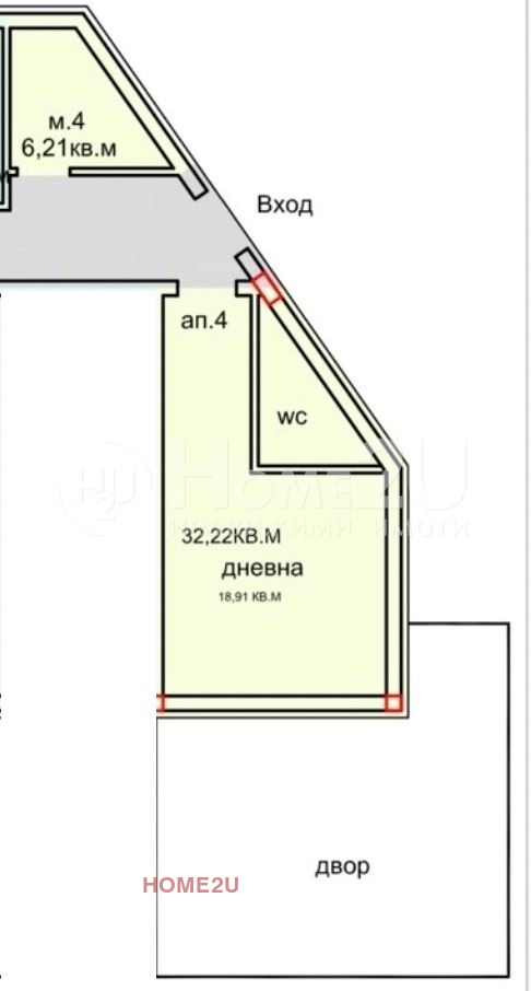 Til salg  Studie Varna , Vinitsa , 33 kvm | 57568097 - billede [3]