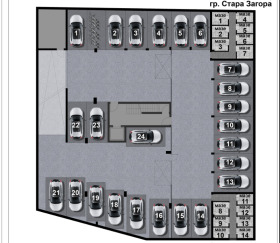 ГАРАЖ, ПАРКОМЯСТО, 25 m2