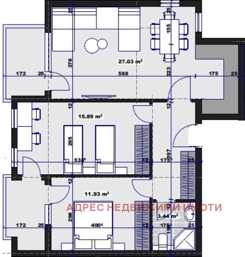 In vendita  2 camere da letto Stara Zagora , Tri chuchura - sever , 101 mq | 50354881 - Immagine [4]