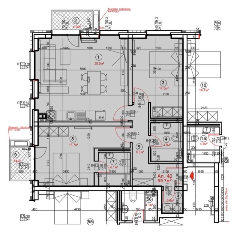 Продава 3-СТАЕН, гр. София, Славия, снимка 13 - Апартаменти - 53483853