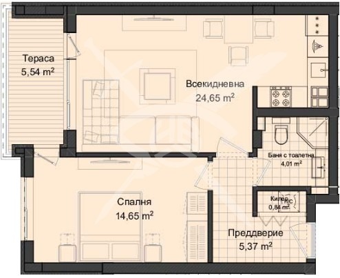 Продава  2-стаен град Пловдив , Кършияка , 78 кв.м | 20569135