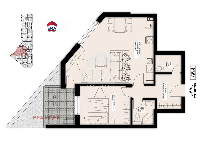 Продава 2-СТАЕН, гр. Елин Пелин, област София област, снимка 4 - Апартаменти - 53365516
