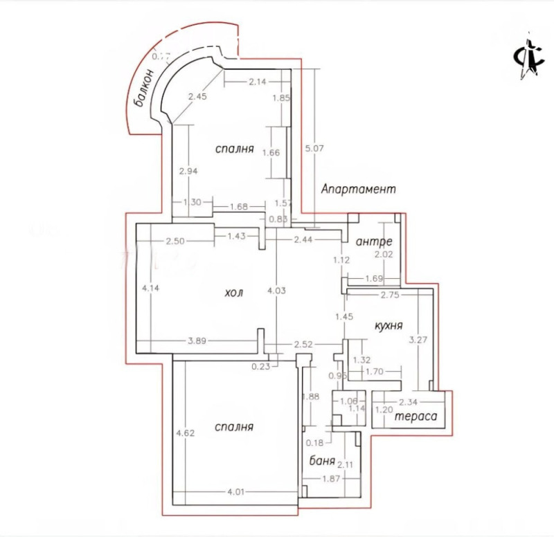 Satılık  3 yatak odası Sofia , Centar , 140 metrekare | 98553168 - görüntü [17]