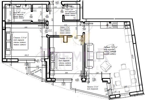 Продается  2 спальни Варна , Гръцка махала , 91 кв.м | 45821914 - изображение [2]