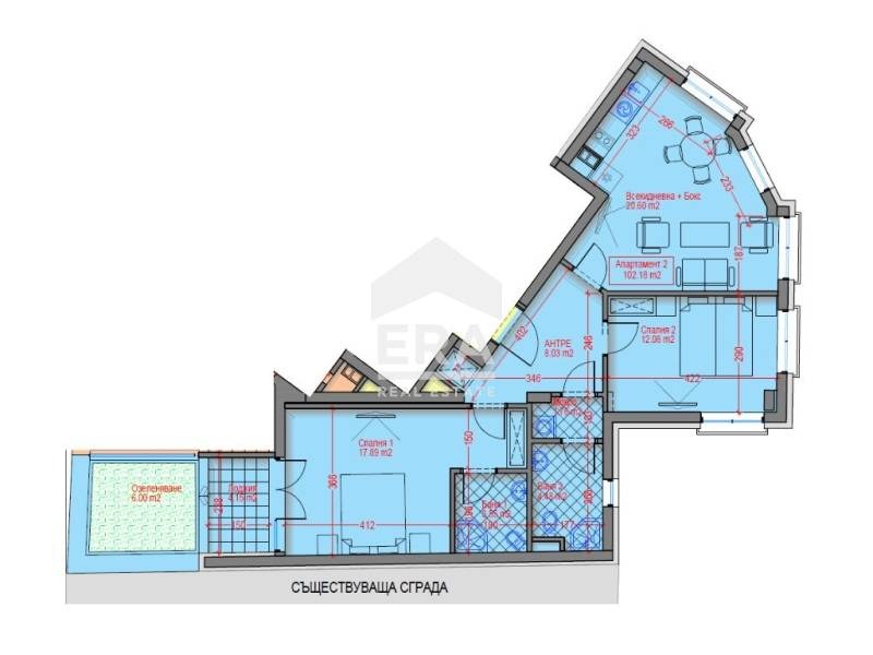 Продава 3-СТАЕН, гр. София, Център, снимка 3 - Апартаменти - 54367234