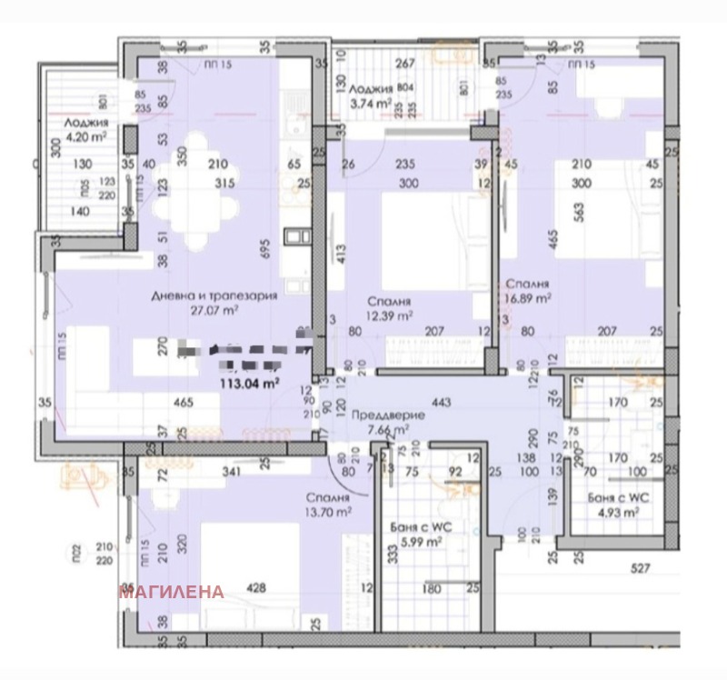 Til salg  3+ soveværelse Plovdiv , Vastanicheski , 133 kvm | 24759527 - billede [17]