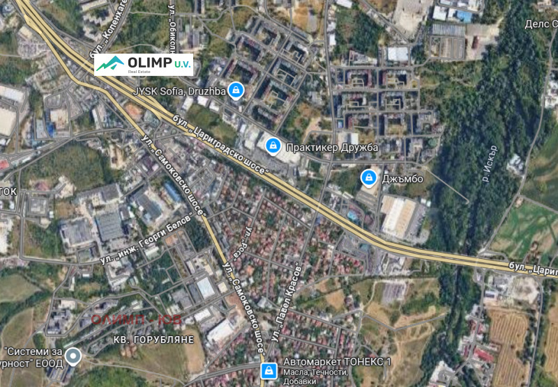 Продава ПАРЦЕЛ в град София, Горубляне - 3562 кв.м / 6 216 000 € » 12 157 439.28 лв., ОЛИМП - ЮВ
