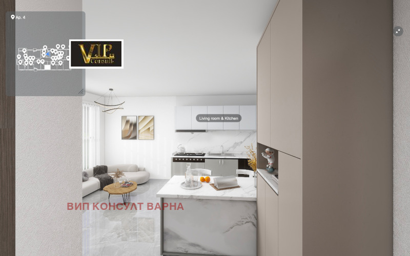 À vendre  1 chambre Varna , Kaisieva gradina , 60 m² | 68980995