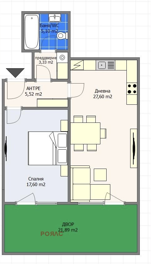 Zu verkaufen  1 Schlafzimmer Warna , Wazraschdane 4 , 75 qm | 29575884 - Bild [5]
